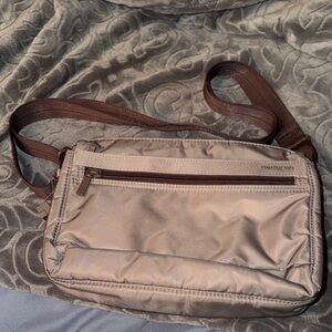 Stylish Brown Messenger Bag with Adjustable Strap